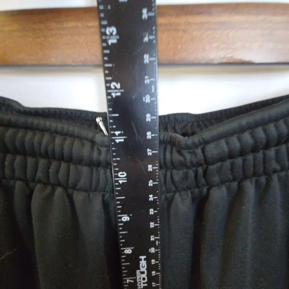 Jordan Track Pants Mens XL Black Red Jogger Drawstring Waist Athletic Cuffed